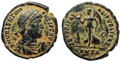 Ancient Coins - valentinian I, AE3, Constantinople.