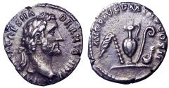 Ancient Coins - Antoninus Pius, AR denarius.