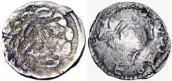 Ancient Coins - Judaea, Bar Kokhba Revolt. Silver Zuz , 132-135 CE.  the first of such we have seen.