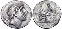 Ancient Coins - Seleukid Empire, Antiochos II Theos AR Tetradrachm. Seleukeia on the Tigris, 261-246 BC.