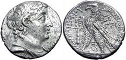 Ancient Coins - SELEUKID EMPIRE. Demetrios II Nikator. Second reign, 129-125 BC.