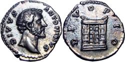 Ancient Coins - Divus Antoninus Pius. Died AD 161. 