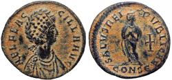 Ancient Coins - Aelia Flaccilla. Augusta, AD 379-386/8. 