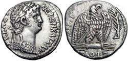 Ancient Coins - Nero AR Tetradrachm. Antioch, AD 63. Sela type.