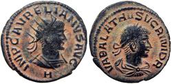 Ancient Coins - AURELIAN & VABALATHUS. 271-272 AD. 