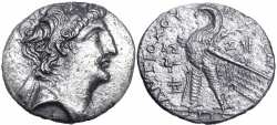 Ancient Coins - JUDAEA, SELEUKID KINGS of SYRIA. Antiochos VIII Epiphanes (Grypos). 121/0-97/6 BC. from a sea found.