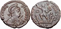 Ancient Coins - Theodosius I Æ Centenionalis. Alexandria, AD 383-388.