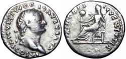 Ancient Coins - Vespasianus (69-79 AD) for Domitianus Caesar.