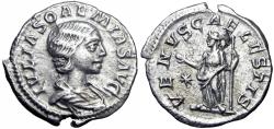 Ancient Coins - Julia Soaemias. Augusta, AD 218-222.