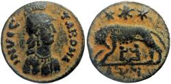 Ancient Coins - Ostrogoths, Athalaric Æ 20 Nummi. Municipal coinage of Rome, AD 526-534.