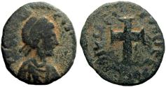 Ancient Coins - Galla Placidia. Augusta, AD 421-450.