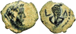 Ancient Coins - EGYPT, Alexandria. Hadrian. AD 117-138., Extremely rare with a Cobra as Uraeus !!!!!