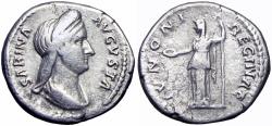 Ancient Coins - Sabina. Augusta, AD 128-136/7.