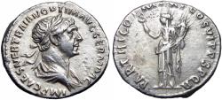 Ancient Coins - Trajan. AD 98-117. AR Denarius.