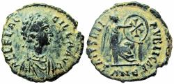 Ancient Coins - AELIA FLACILLA, wife of Theodosius I. Augusta, 379-386 AD. Æ