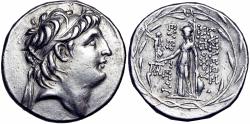 Ancient Coins - SELEUKID KINGS OF SYRIA. Antiochos VII Euergetes , 138-129 BC. Historically  important issue.