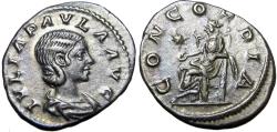 Ancient Coins - Julia Paula. Augusta, AD 219-220.