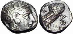 Ancient Coins - UNCERTAIN EASTERN MINT. Imitating Athens. Circa 353-294 B.C.
