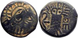 Ancient Coins - ARABIA, Northwestern. Lihyan. 2nd–1st centuries BC. Æ 'Tetradrachm'.