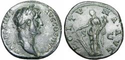 Ancient Coins - Hadrian. AD 117-138. Æ Sestertius.
