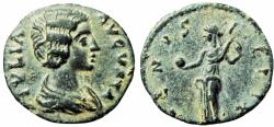 Ancient Coins - Julia Domna AE Denarius.