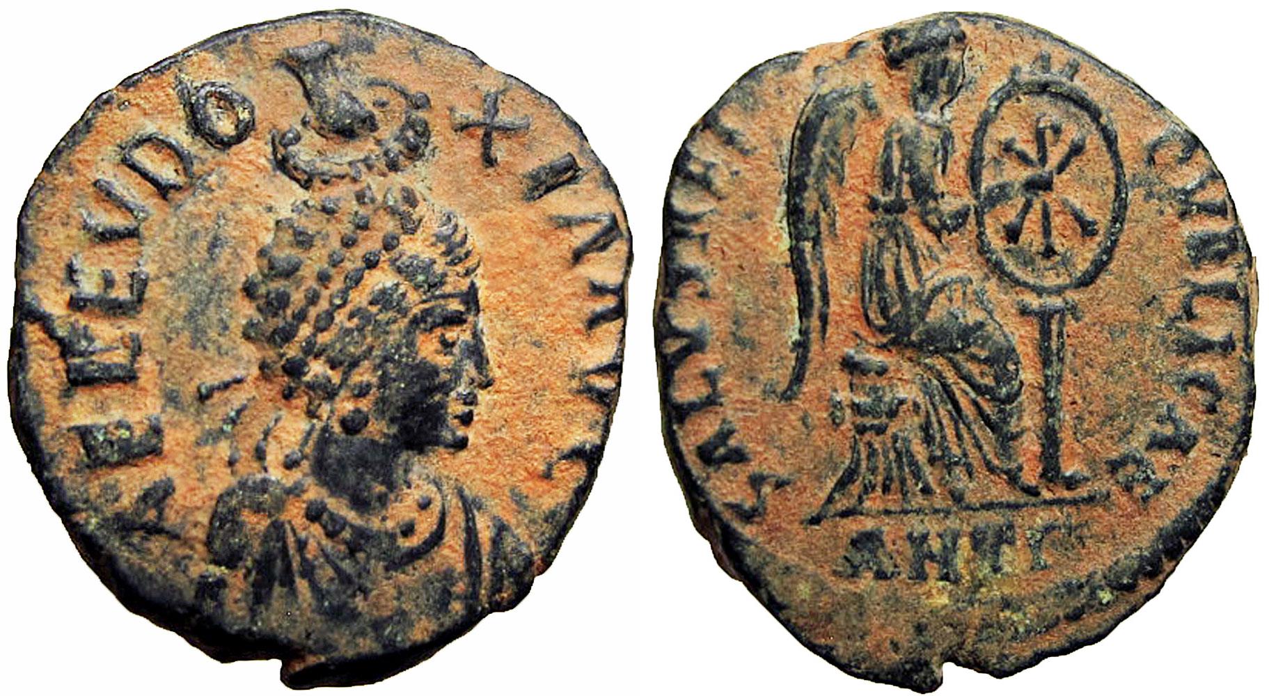 Aelia Eudoxia. Augusta, AD 400-404. Bold example !! | Roman