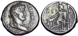 Ancient Coins - EGYPT, Alexandria. Hadrian. AD 117-138. BI Tetradrachm.