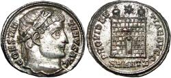 Ancient Coins - Constantine I. AD 307/310-337. Æ silvered Follis.