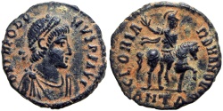 Ancient Coins - Theodosius I. AD 379-395. lovely example and Rare !!