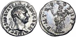 Ancient Coins - Trajan (98-117 AD), AR Denarius.