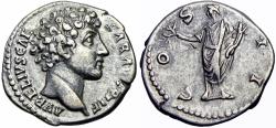 Ancient Coins - Marcus Aurelius, as Caesar (AD 161-180).