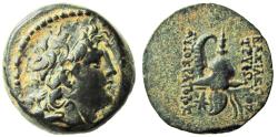 Ancient Coins - SELEUKID KINGS of SYRIA. Tryphon. Circa 142-138 BC. Æ