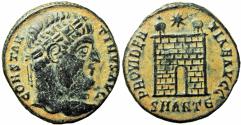 Ancient Coins - Constantine I Æ Nummus. Antioch, AD 327-328.