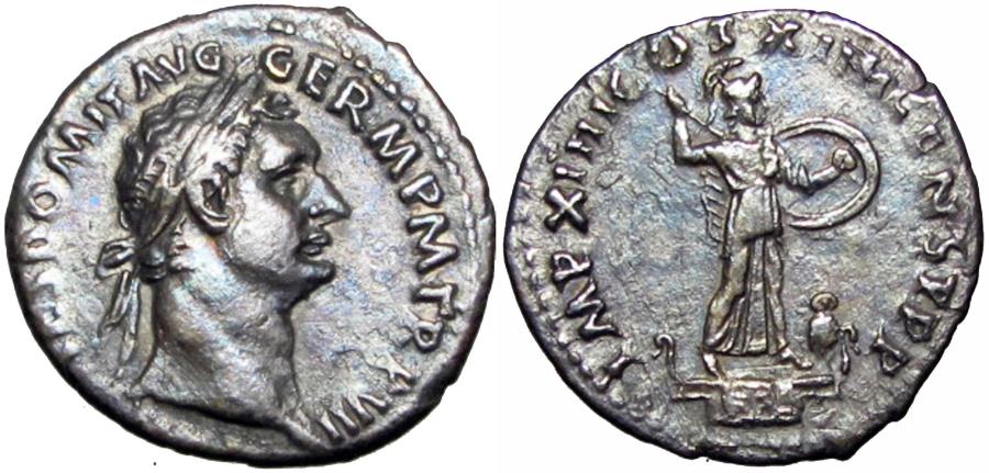 Ancient Coins - Domitian AD 81-96.