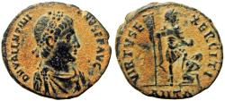 Ancient Coins - Valentinian II Æ Maiorina. Antioch, AD 383-388.