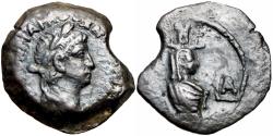 Ancient Coins - EGYPT, Alexandria. Otho. AD 69. Æ Obol.