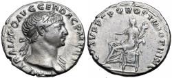 Ancient Coins - Trajan. AD 98-117. AR Denarius.