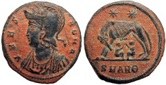 Ancient Coins - ROME COMMEMORATIVE. lovely bold example.