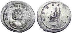 Ancient Coins - SALONINA, wife of Gallienus. Augusta, 254-268 AD.