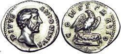 Ancient Coins - Divus Antoninus Pius. Died AD 161.
