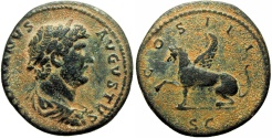 Ancient Coins - Hadrian. AD 117-138. Æ as, Rarely seen !!!!