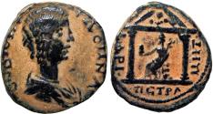 Ancient Coins - ARABIA, Decapolis. Petra. Julia Domna. Augusta, AD 193-217. 