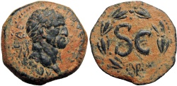 Ancient Coins - SYRIA, Seleucis and Pieria. Antioch. Galba. AD 68-69. , Very bold portrait of a very rare coin !!!!