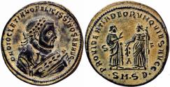 Ancient Coins - Diocletian. As Senior Augustus, AD 305-311/2. Stunning!