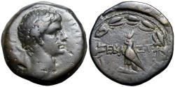 Ancient Coins - EGYPT, Alexandria. Octavian. Circa 30-28 BC. Æ 80 Drachms,  the first to be offered online !!!