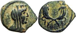 Ancient Coins - Trans Jordan , Decapolis. Petra.  Early 2nd century AD. Probably first coinage after petra fall 106 A.D.