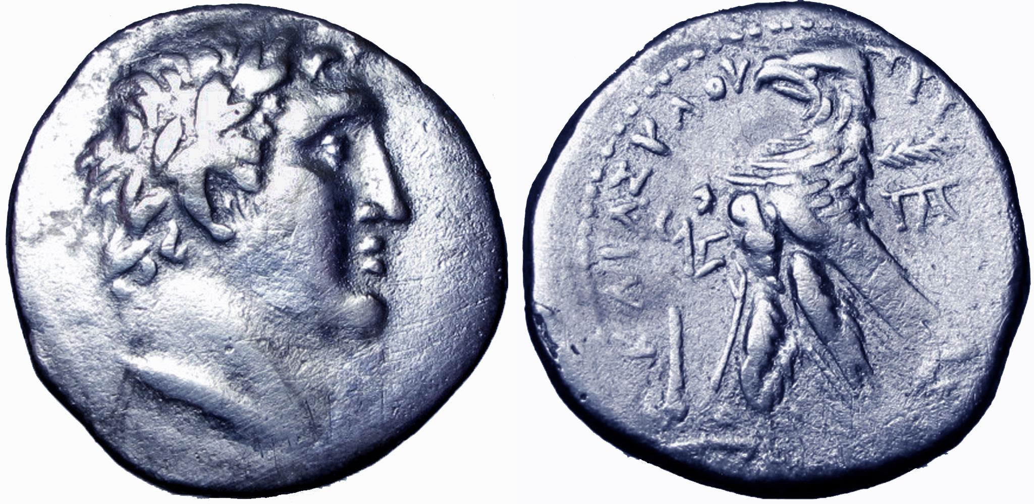 PHOENICIA, Tyre. 126/5 BC-AD 65/6. AR Shekel, JUDAS' 30 PIECES OF