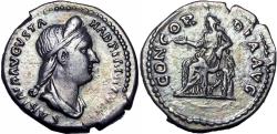 Ancient Coins - SABINA, wife of Hadrian. 117 - 136 A.D.