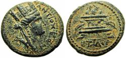 Ancient Coins - Seleukis and Pieria, Antioch. Æ Trichalkon. Caesarean Era 114 (= AD 65/6).