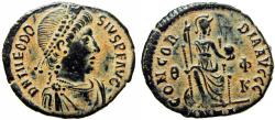 Ancient Coins - Theodosius I. AD 379-395. Æ